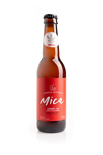 MiCA – Pack Degustación 6 Cervezas Artesanales – Caja Regalo Madera - 2 Blonde Ale Premium, 2 Ipa y 2 Ale - botellas 33 cl