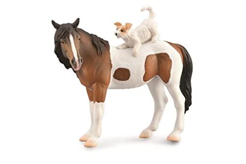 Breyer CollectA 1:18 Scale Model Horse | Mare & Terrier