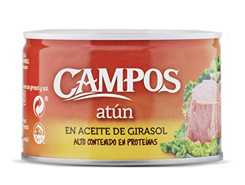 Campos Conserva De Atún En Aceite De Girasol - en Trozo - Lata, 400 g