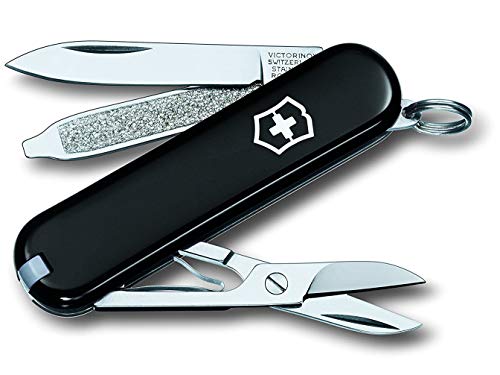 Victorinox Classic SD, coltellino svizzero piccolo (7 funzioni, lama, forbici, lima per unghie)